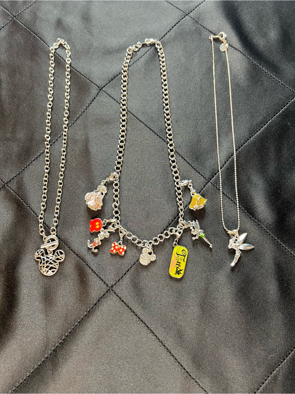 Set of 3 Disney Necklaces 16” chains